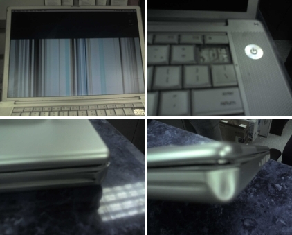 Damaged PowerBook G4